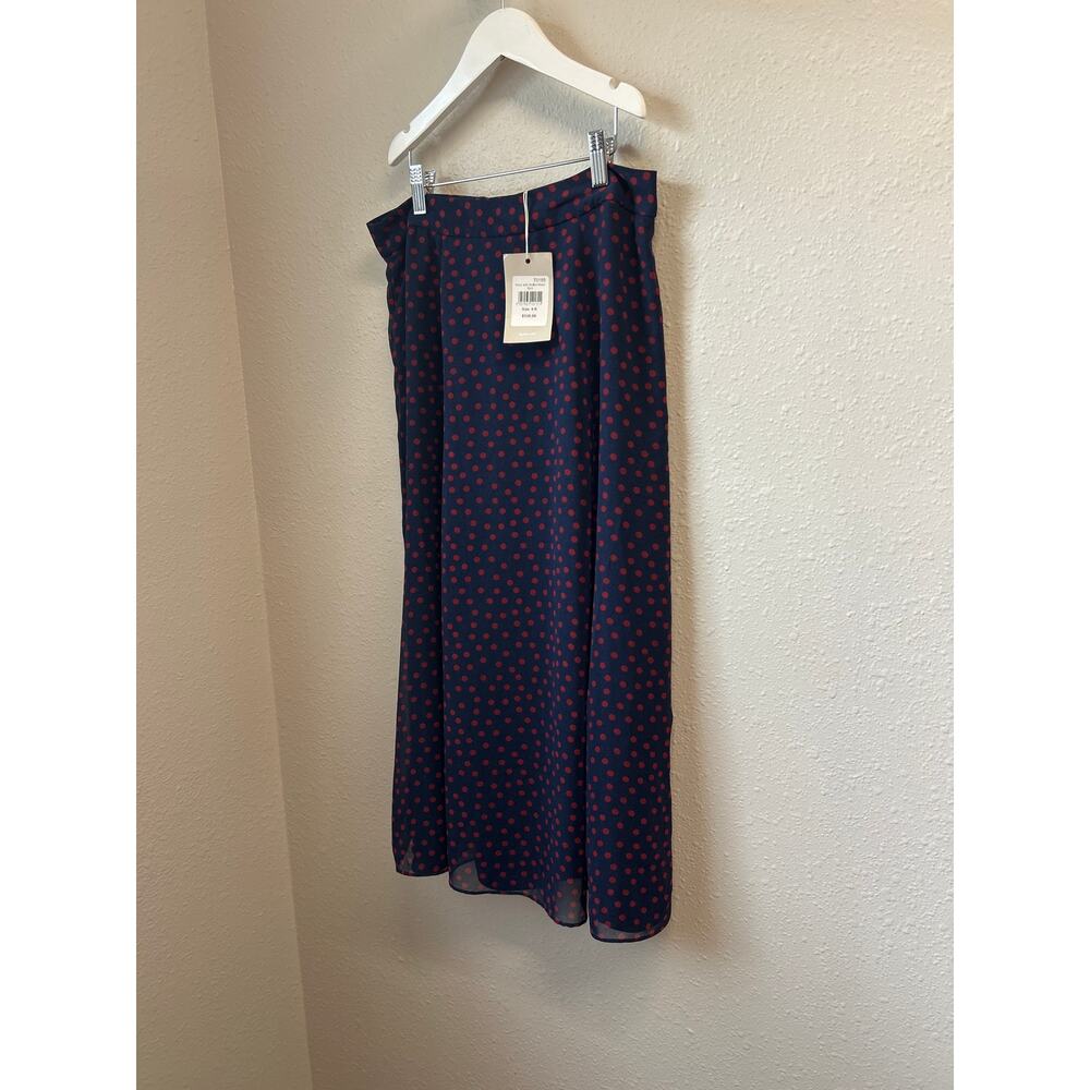 Boden Serena polka dot midi skirt Size 6R